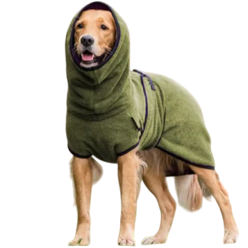 Size: Xl green Generic Dog Winter Coat for Whippet, Greyhound Cosy Fleece Jumper