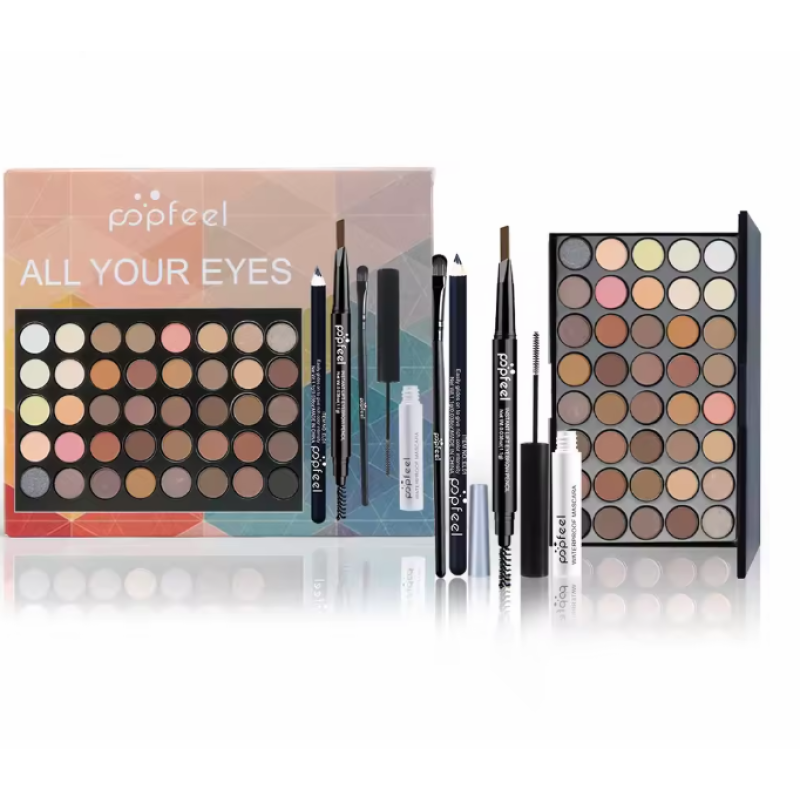 SET001A  Eye Makeup Set, Eyeshadow Palette, Eyeliner, Mascara, Eyebrow Pencil