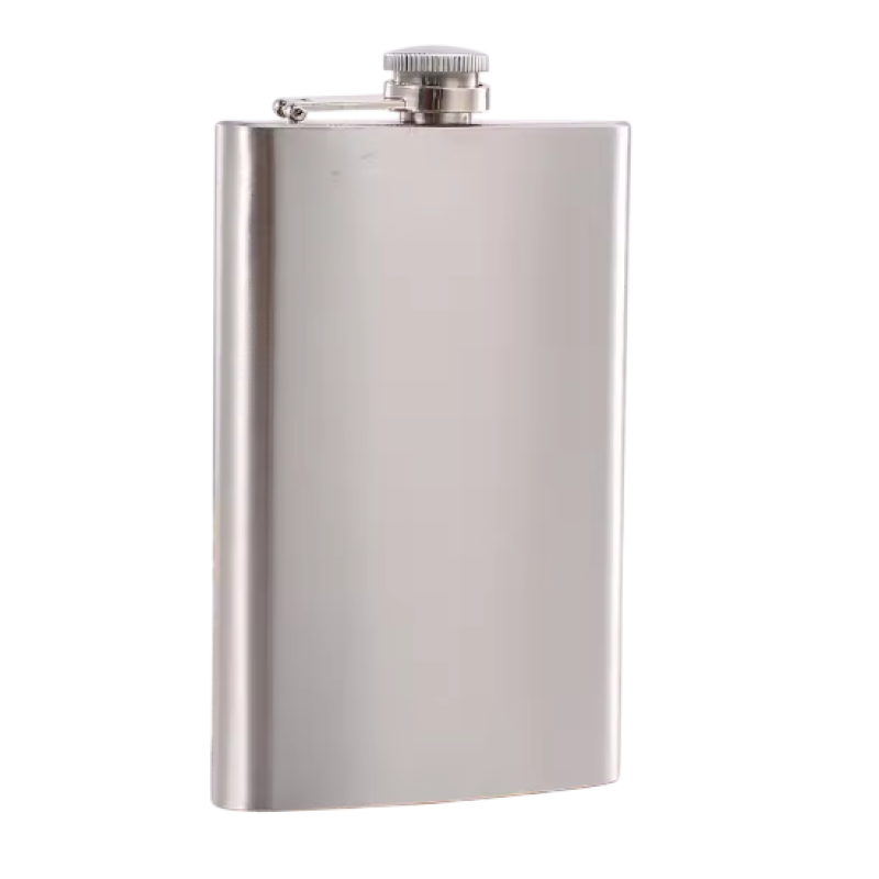 10oz Stainless Steel Hip Flask Wine Whisky Pot Bottle For Men Portable Drinker