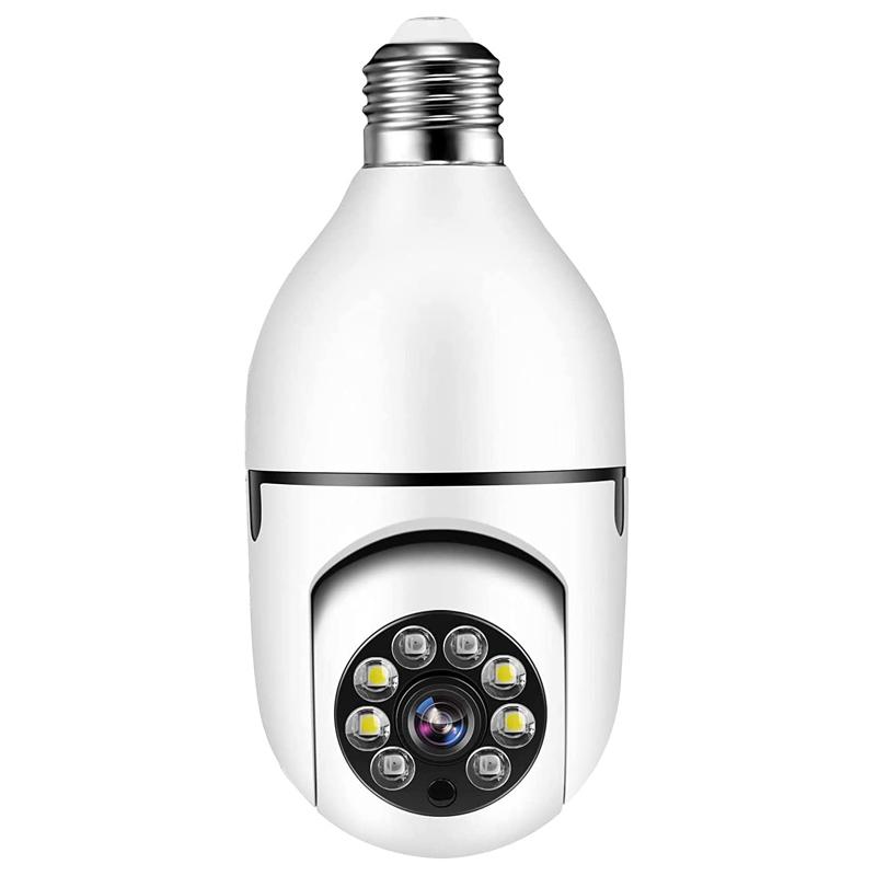 Panoramic 360 Wifi Camera Light E27 Bulb 1080P Security IP Camera Night Vision