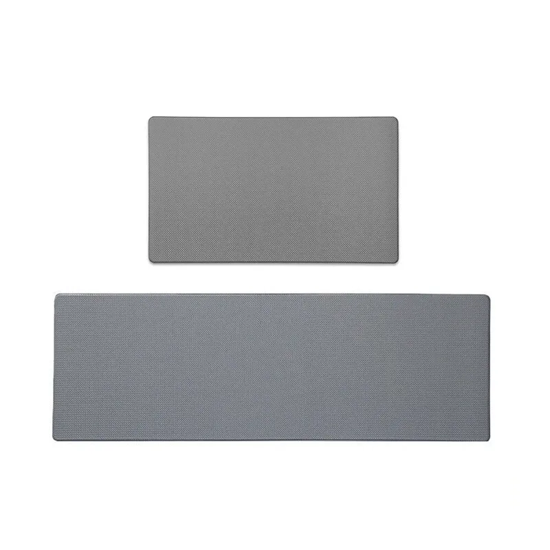 Grey 45*180cm Non-Slip Waterproof Kitchen Door Mat Home Floor