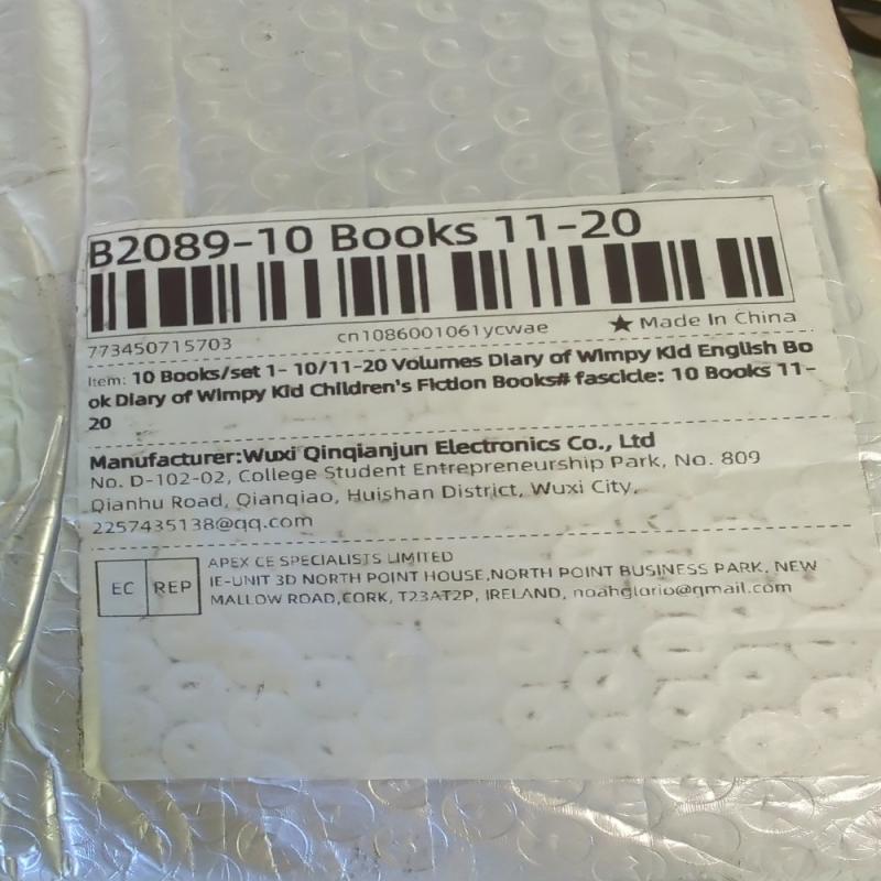 10 Books 11-20 Diary of Wimpy Kid English Children’s Fiction Book Set