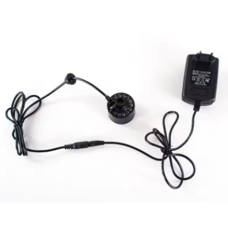 Color: EU Plug 2024 Halloween LED Mist Maker – Fogger with RGB Lights for Decor