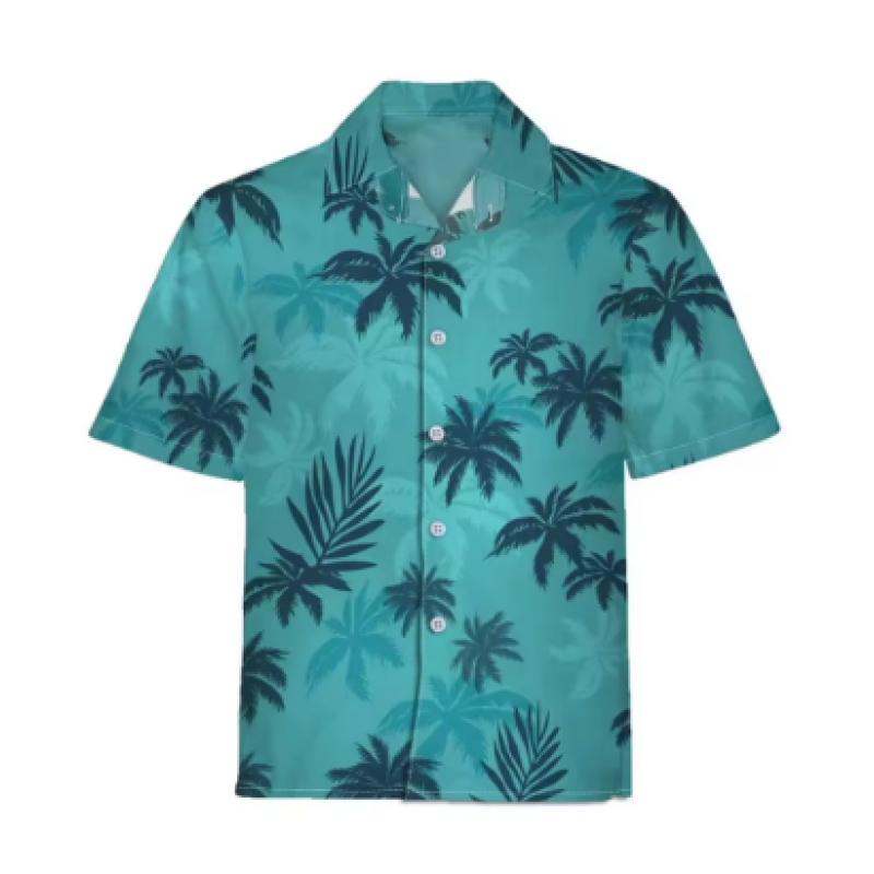 Free shipping Cosplay Shirt – Retro Hawaii Beach Style  Color:only shirt Size:L