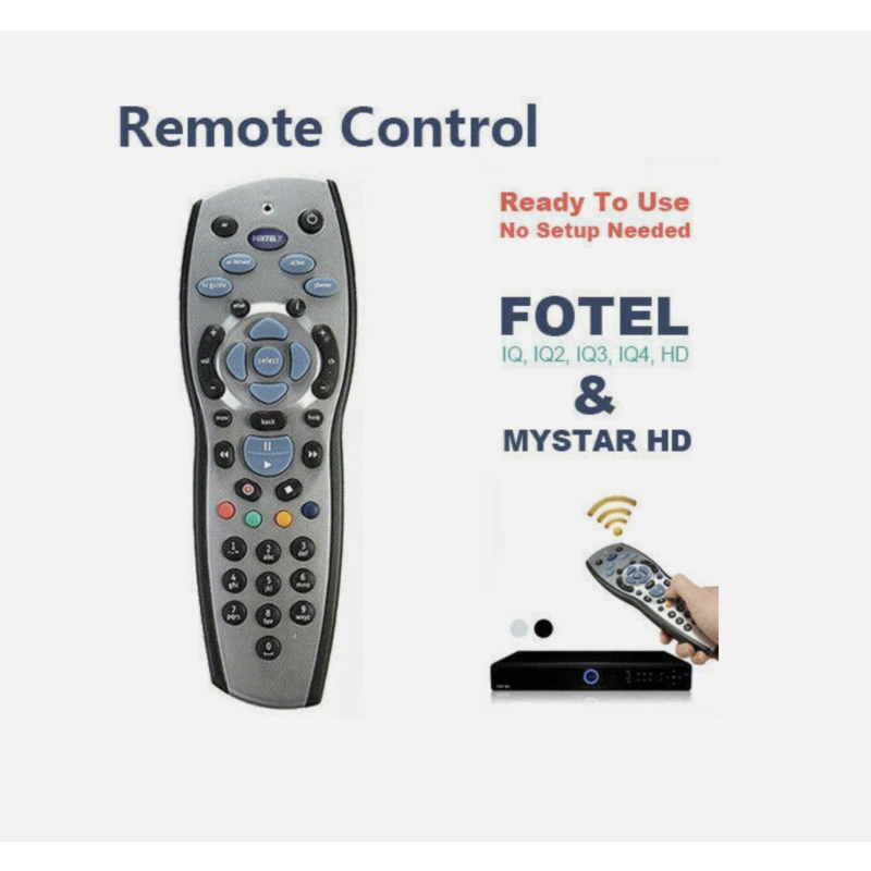 New Foxtel Remote Control Replacement For Foxtel Mystar Sky New Zealand - silver