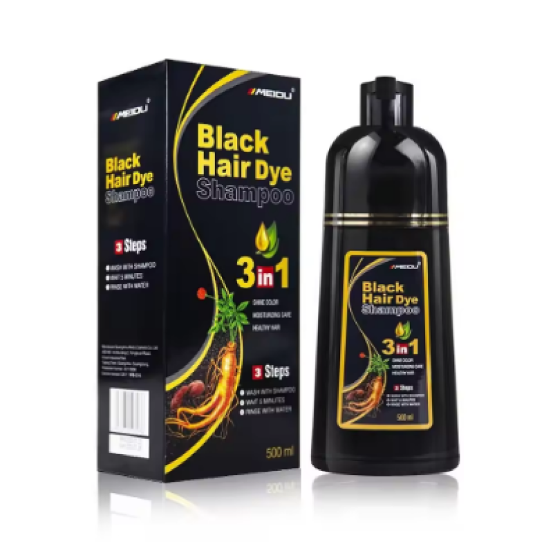 Function: Black  3-in-1 Hair Coloring Shampoo Natural Black and Brown