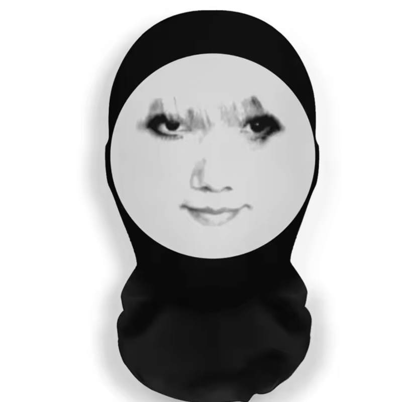 A3 Full Face Visual Mesh Mask Horror Party Cosplay Hood