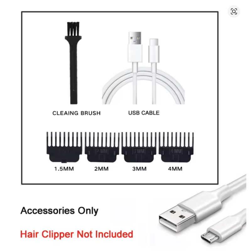 T9 Professional Hair Clipper Accessories Only, Electric Hair Trimmer