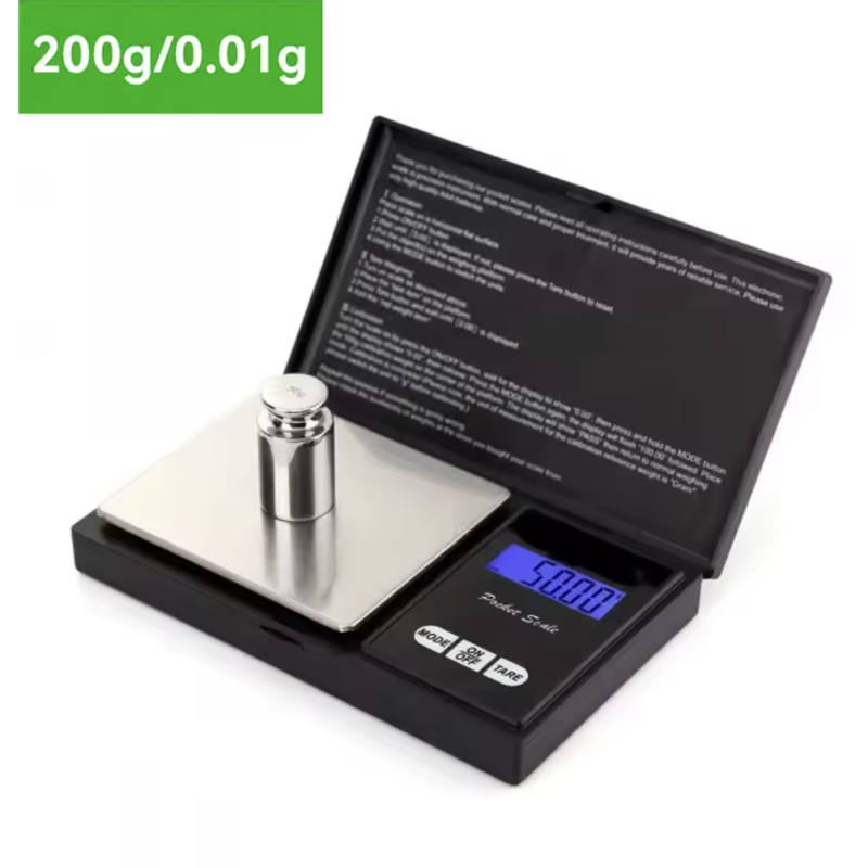 200g 0.01g Portable Electronic Jewelry Scale Precision Weight Balance