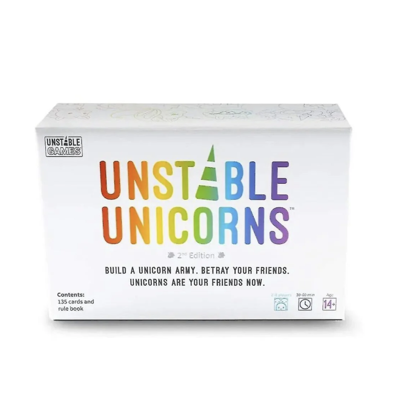 Gray Unstable Unicorns English Board Game Classic Family Party Edition