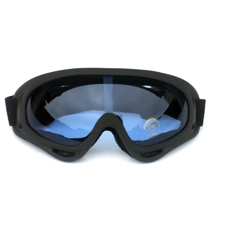 Blue Lens Dustproof Motocross Motorcycle Goggles – Adjustable Full Face