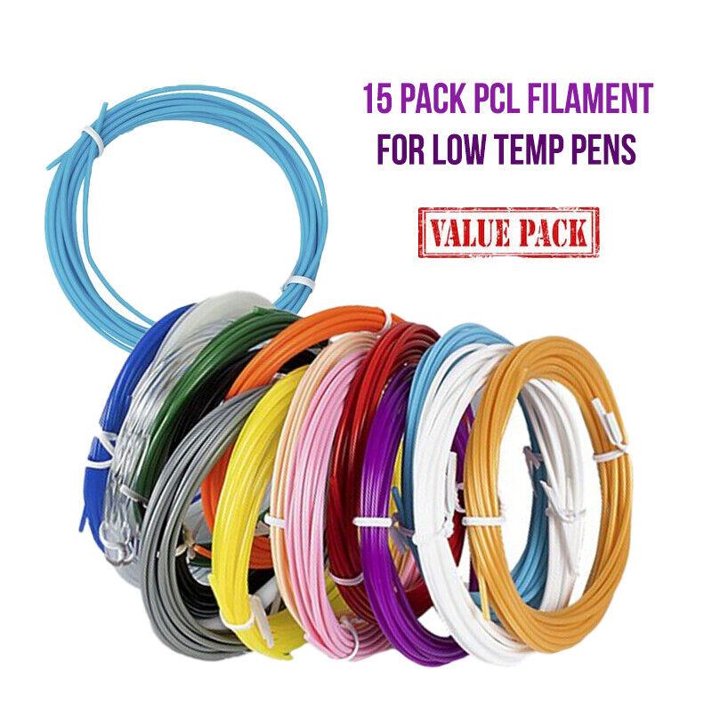 Free shipping 15 Pack PCL filament for Low Temp Pens