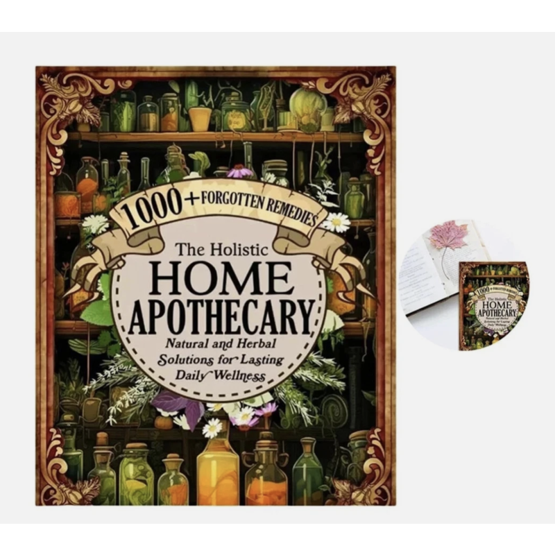 Multicolor Holistic Home Apothecary Book – 1000 Forgotten Natural & Herbal Remed