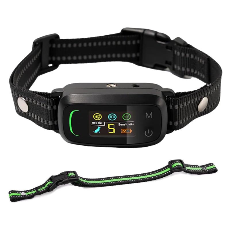 Citronella Bark Collar NO Spray Refill Anti Barking Training Collar with 5 Adjustable