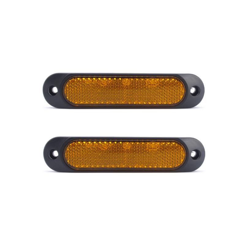 Free shipping 27 LED Side Lights Marker Amber Red Clearance Lights Indicators LED Trailer Truck 
