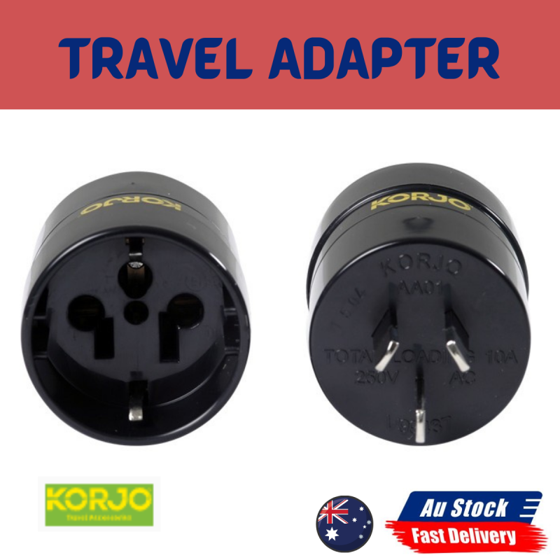 Free shipping EUROPE & USA TO AUST. ADAPTOR ADAPTS TO AUSTRALIAN- FIT44