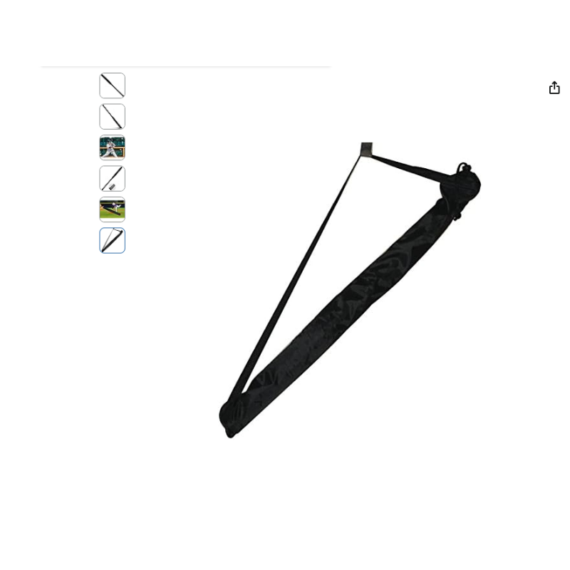 Free shipping Baseball Bat Steel 32 in Black with Carry Bag