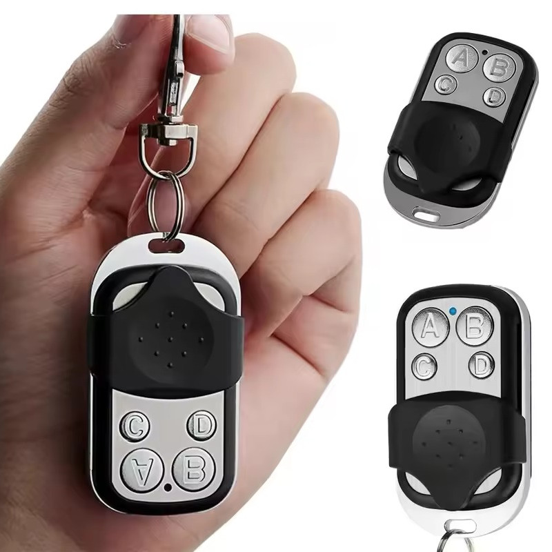4pcs 433MHz Metal Push Button ABCD/Lock Unlock 4Button Remote Control Transmitter