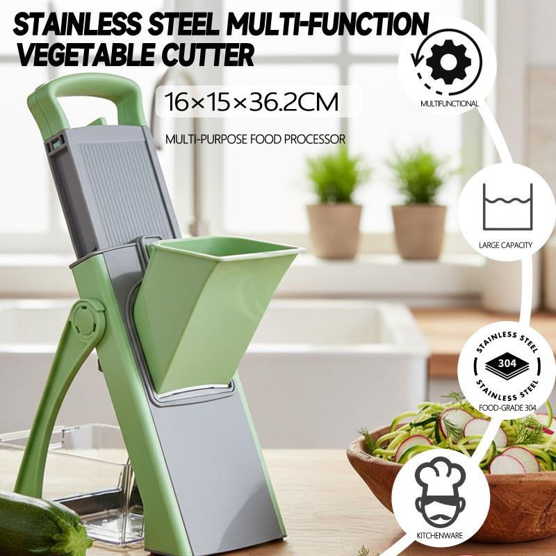 Vegetable Slicer Multifunctional Vegetable Grater Cutter Kitchen Slicer Stainless Steel Vegetable Cu