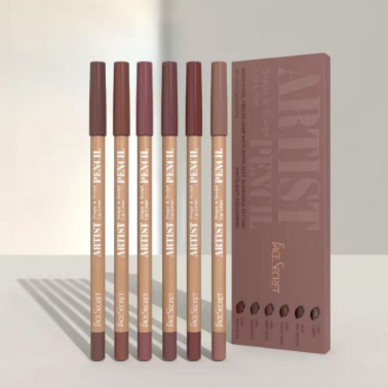 Color: Nude Pink  Artist Lip Liner Pencil Set Matte, Soft, Blendable,Precise