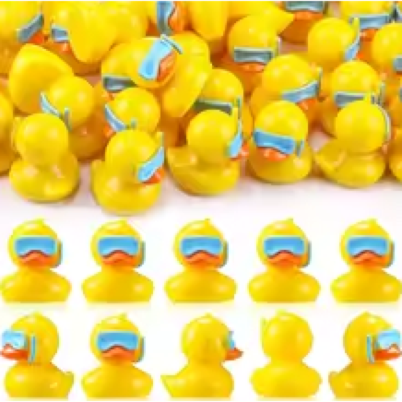  10pcs Mini resin diving ducks for summer beach and fairy garden decoration.