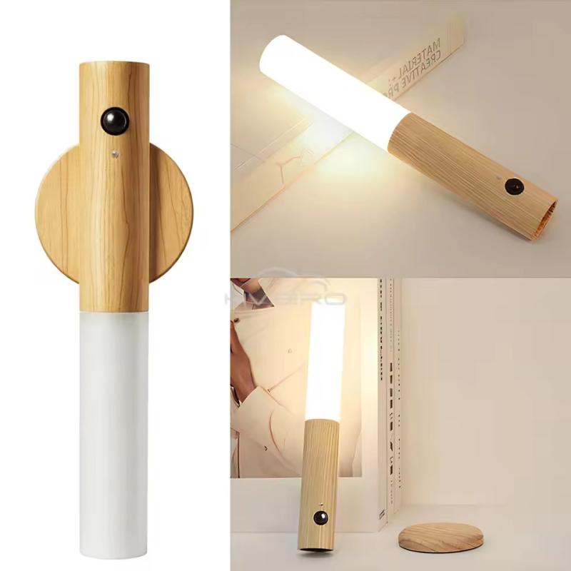 Intelligent Human Body Induction Night Light LED USB Rechargeable Corridor Cabinet Magnetic Wall Lam