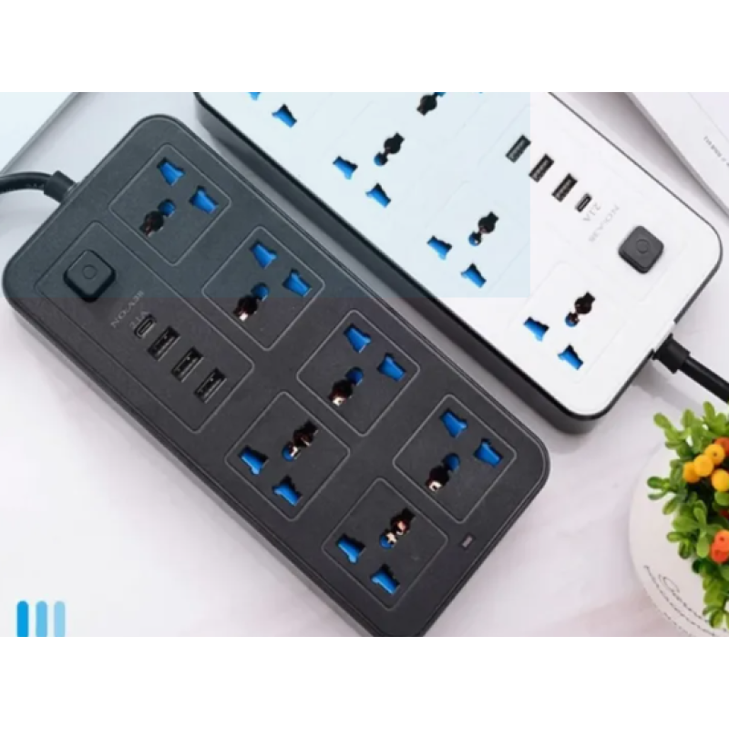 Universal Multi Plug Power Strip – USB-C Outlet with 2M Extension Cord