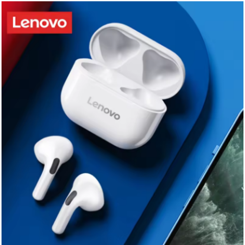 Lenovo LP40 White Lenovo LP40 wireless bluetooth earphones TWS touch control 