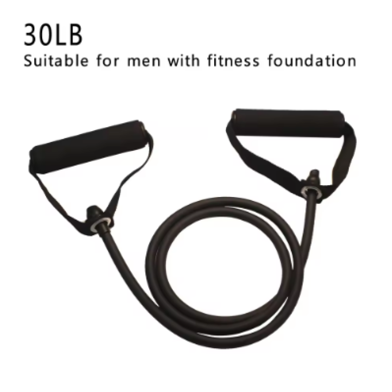 30LB Resistance Bands With Handles Exercise Workout Strength Training 