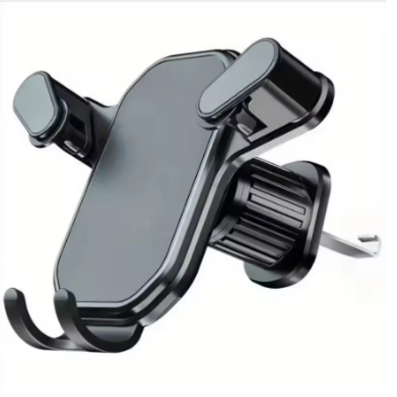 Black Car Phone Holder Air Vent Clip Mount For 4.7‑6.7 Inch Smartphones