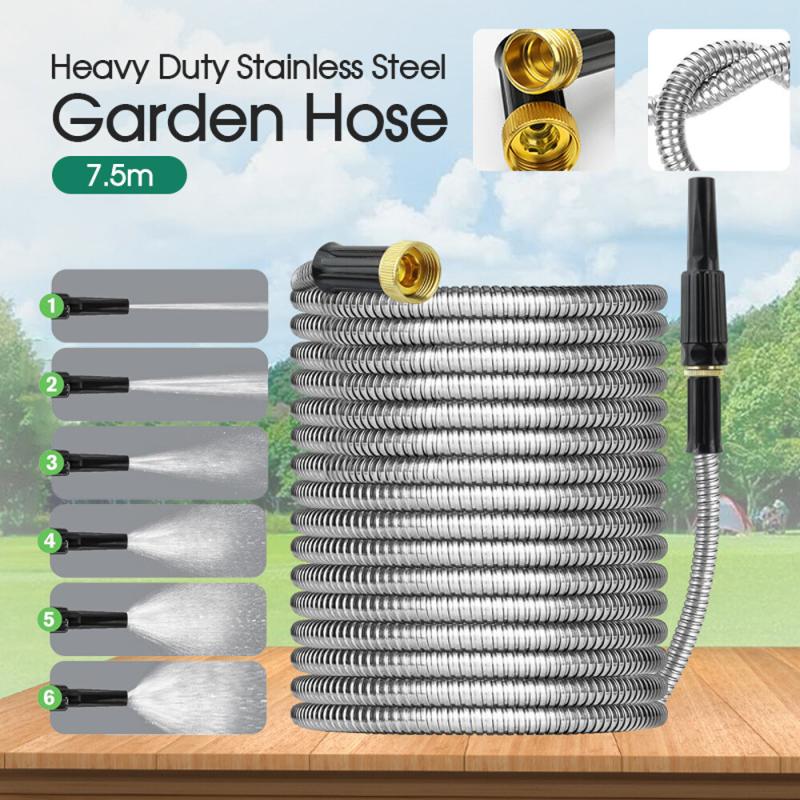 Expandable Metal Hose 7.5m  Stainless steel 304