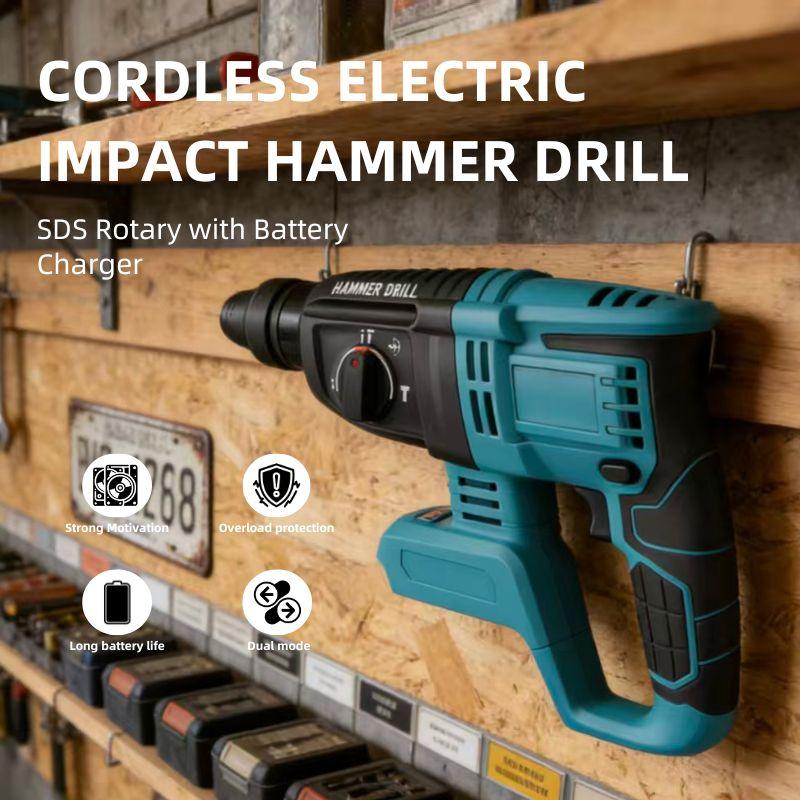 Brushless rechargeable electric hammer electric pick three-purpose high-power