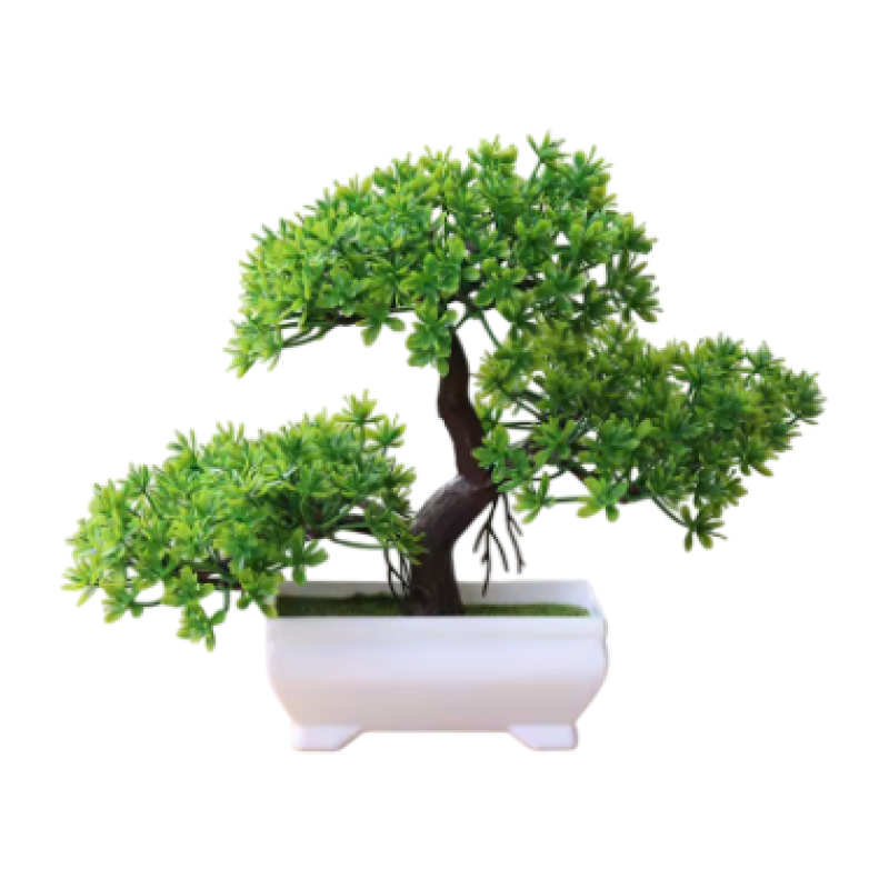Green Artificial Tree Bonsai Simulation Plant For Home And Garden Decor