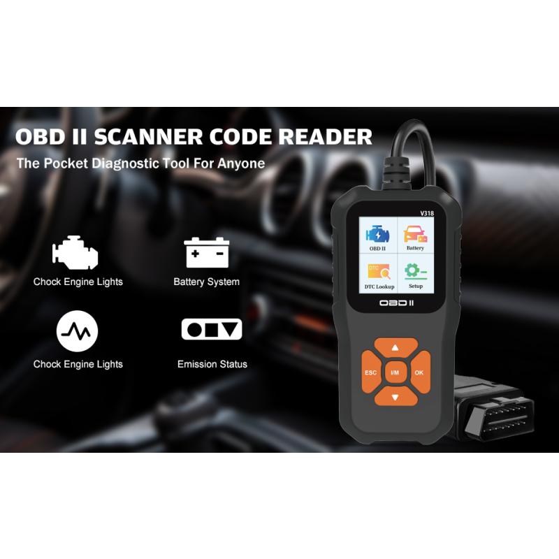 Car OBD2 Scanner Code Reader Engine Fault Code Reader Scanner CAN Diagnostic 