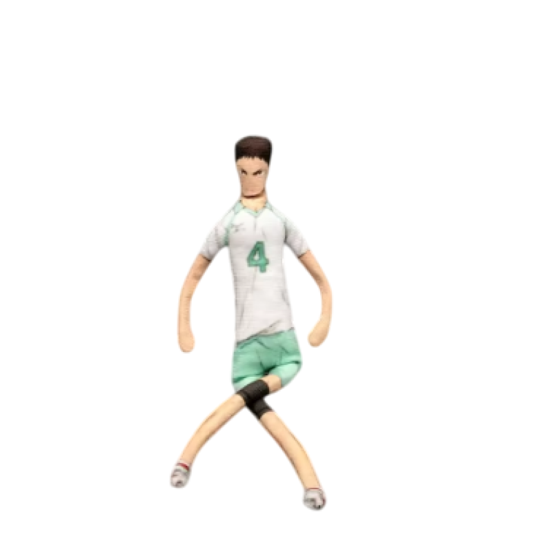 10 28cm Haikyuu cosplay keychain plush of Hinata and Kenma, cute room-decor gift