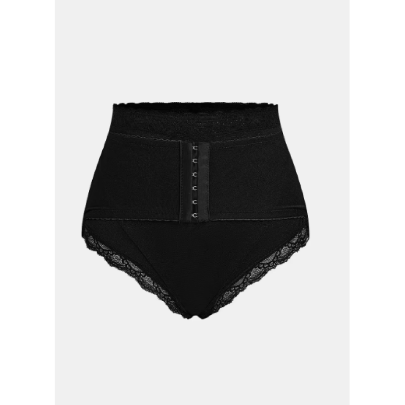 L Cinched & Ready Black Shapewear Briefs