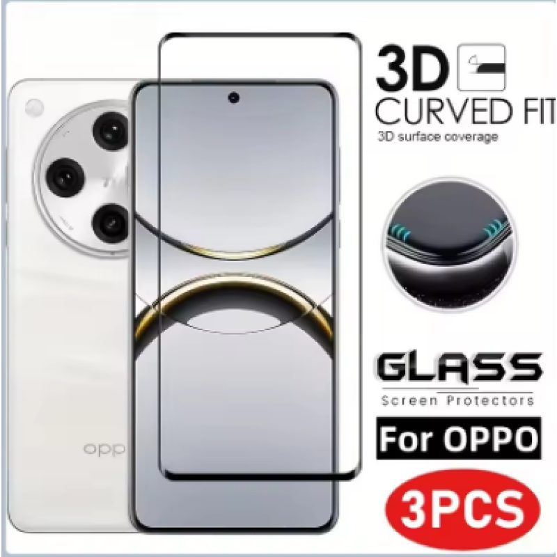 Find X6 Pro 3 Pieces Tempered glass HD Tempered Glass Screen Protector