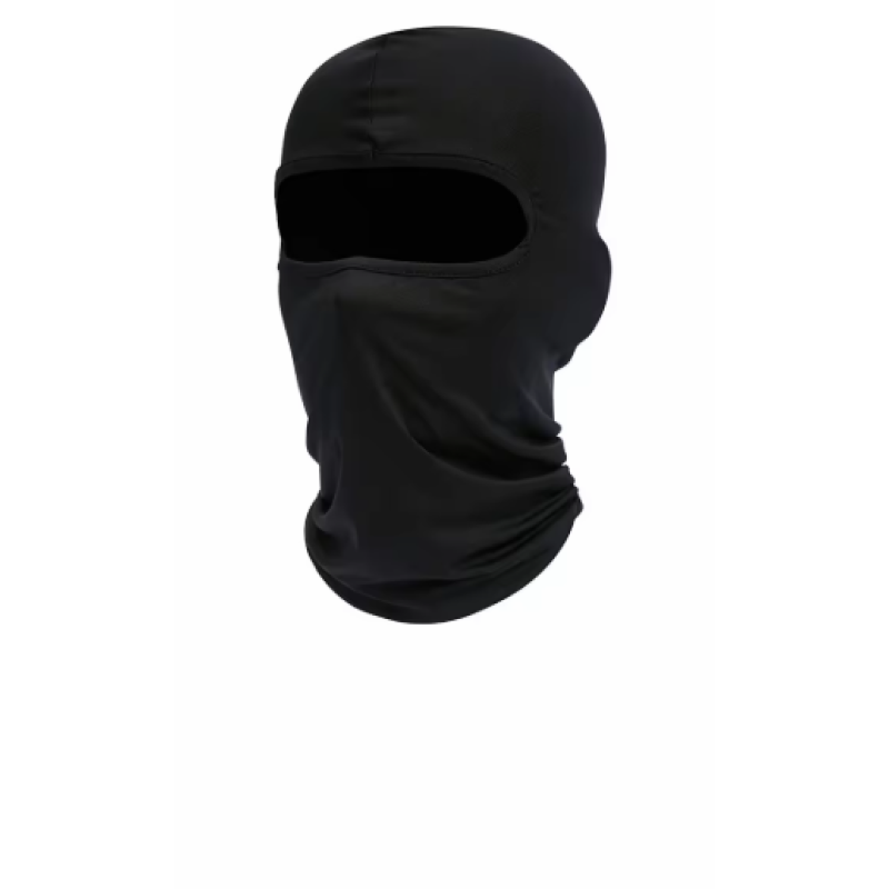 Men’s Full Face Ski Mask – Black Balaclava with Neck Gaiter