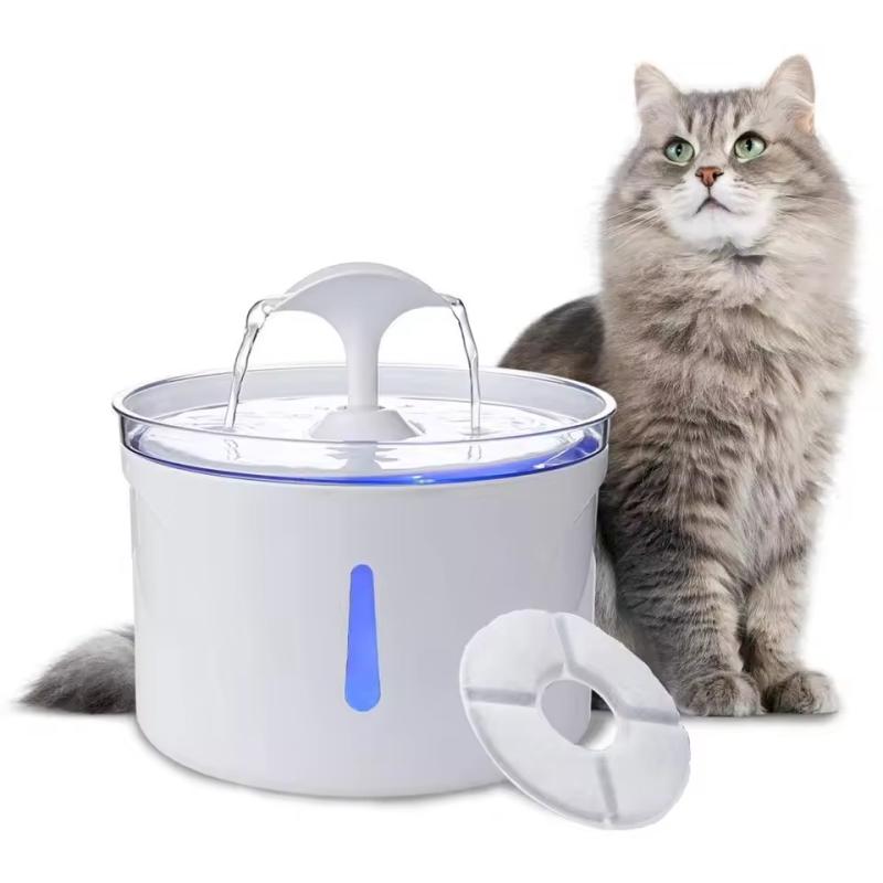 2.5L Pet Drinking Fountain with LED Light