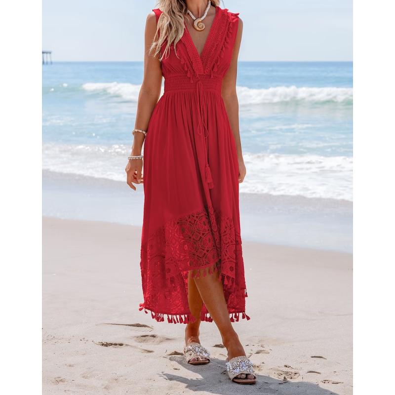 Size M Red Midi Dress – Elegant Everyday & Occasion Wear