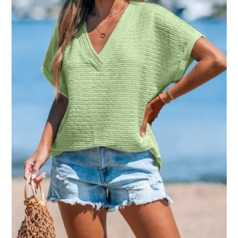 Size L Green Casual Top – Easy Everyday Style