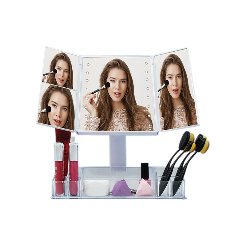 LED Foldable Vanity Mirror