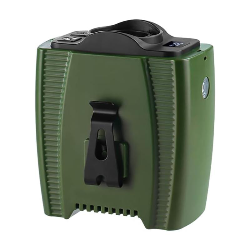 Small waist hanging fan USB outdoor portable mini desktop handheld fan clip waist 8000mah 6hours