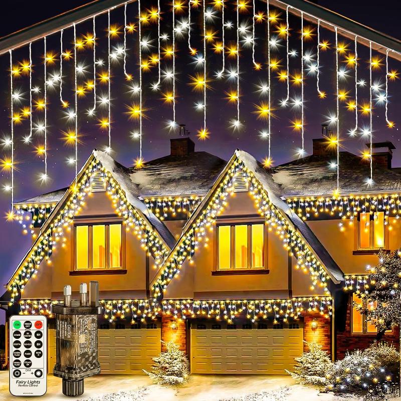 Solar String Outdoor Waterproof Garden Light Balcony Light Warm White 7.8m