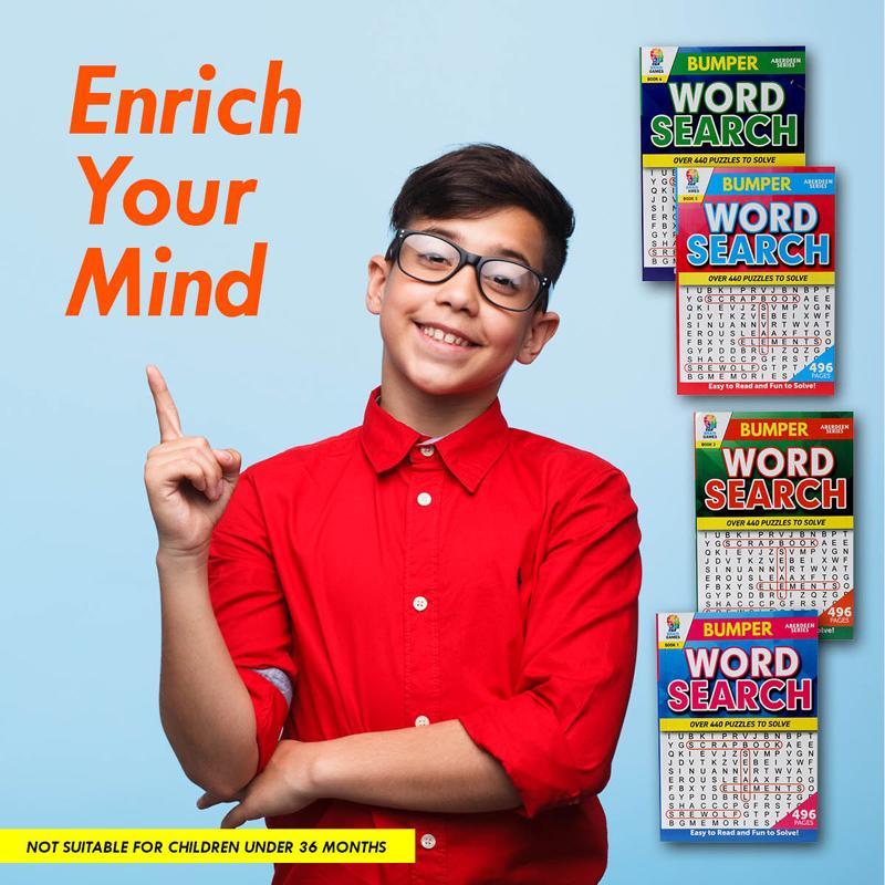 Book Word Search Bumper Large Print 496pg A5 