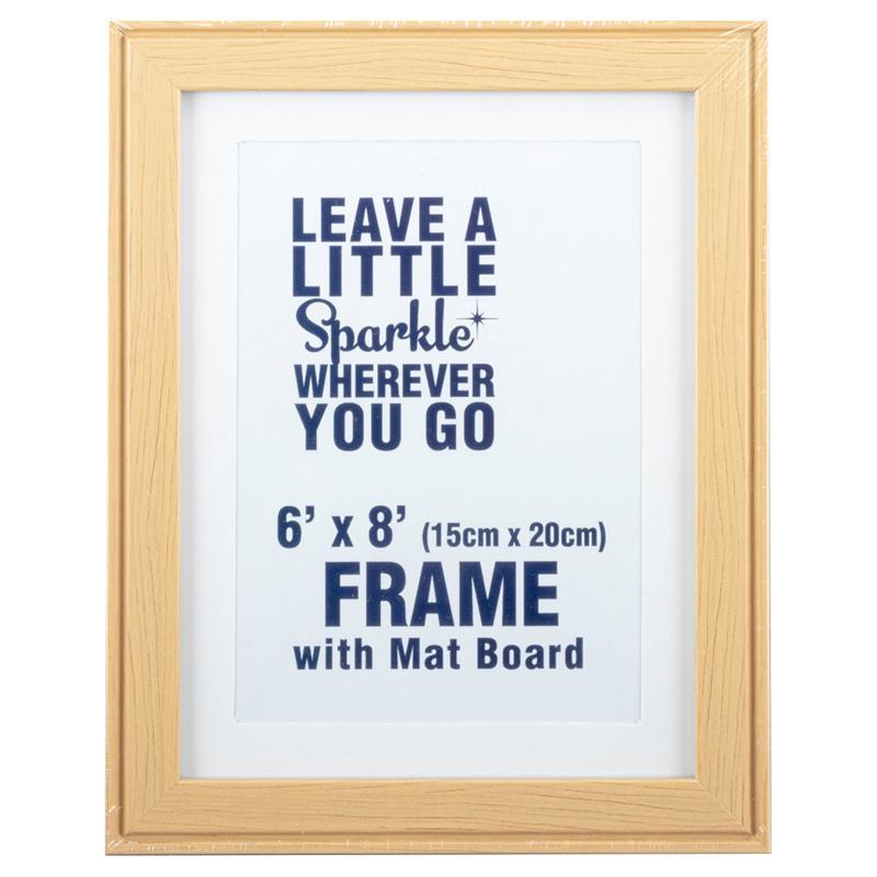 Frame 15cm x 20cm/  6x8 inches 3 Colours Available
