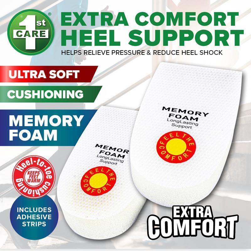 Foot Care Heel Supports Memory Foam 1pair 