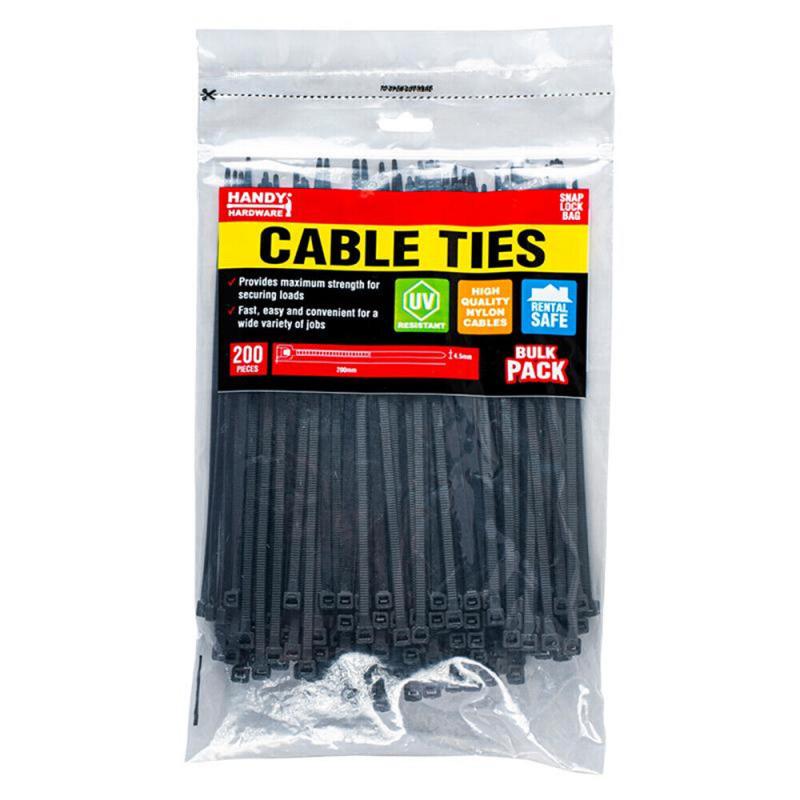 Cable Ties Bulk Pack 200mm x 3.6mm 200pc