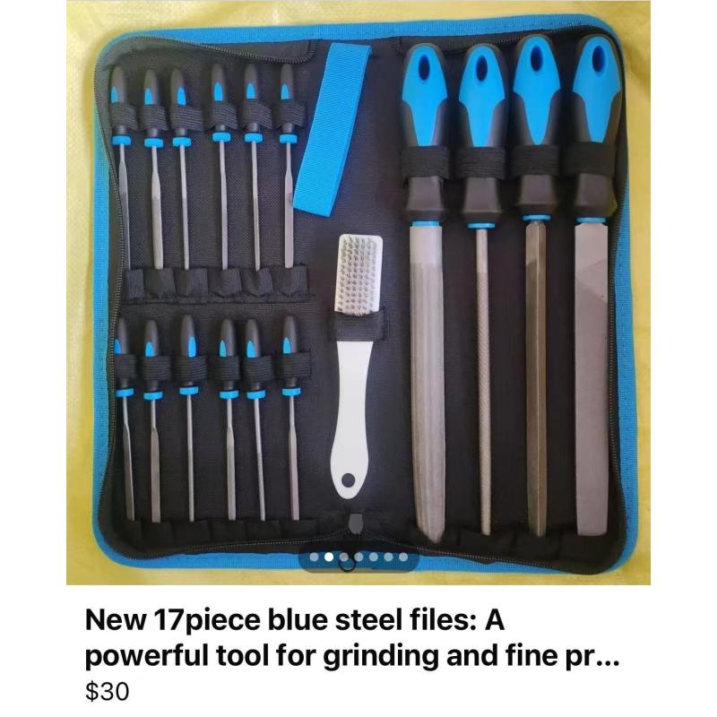 17pcs shovel-shaped file teeth are highly efficient and labor-saving, with multiple shapes